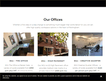 Tablet Screenshot of nottingham-offices.com